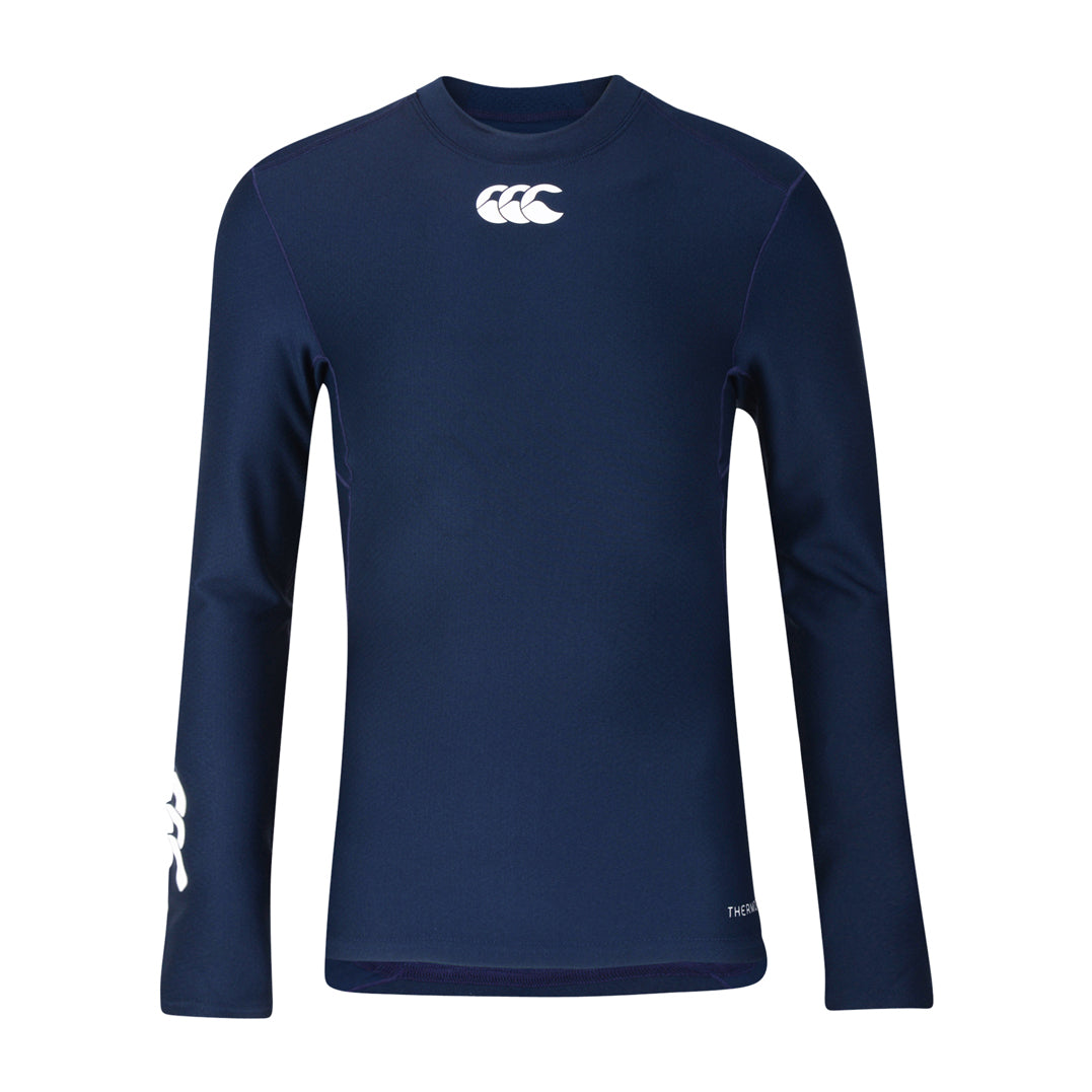 Canterbury Haut Thermoreg Enfant – Manches Longues Bleu Marine Taille L