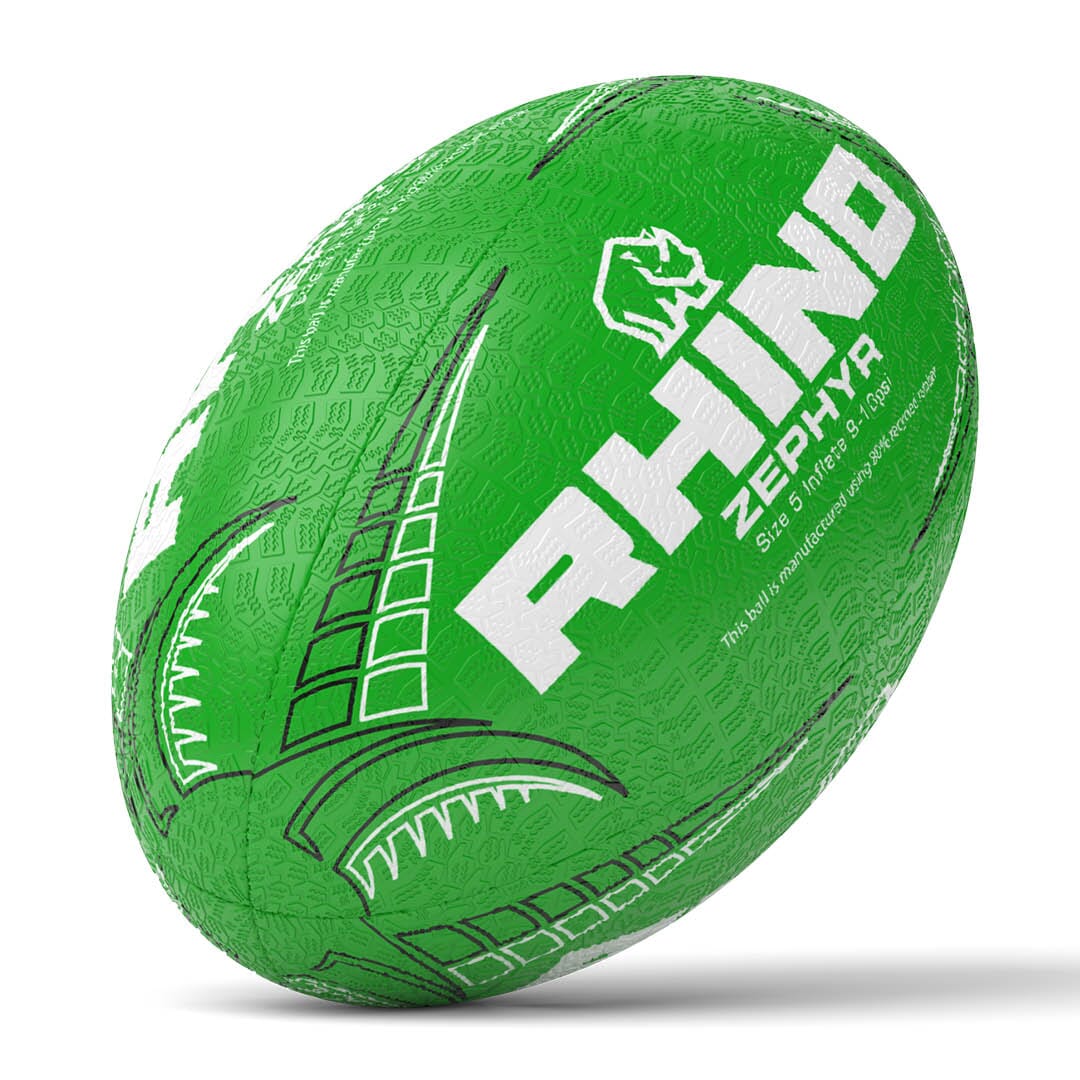 20x Zephyr Recycled Rugby Bal Maat 4