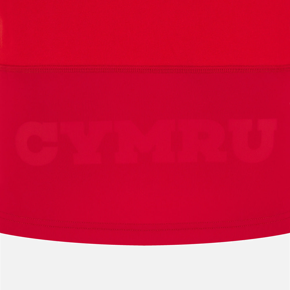 Macron Wales Rugby Home Long Sleeve Cotton Shirt