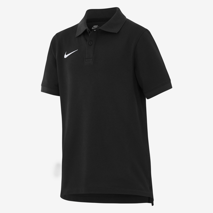 Nike Team Katoenen Polo Enfants Noir