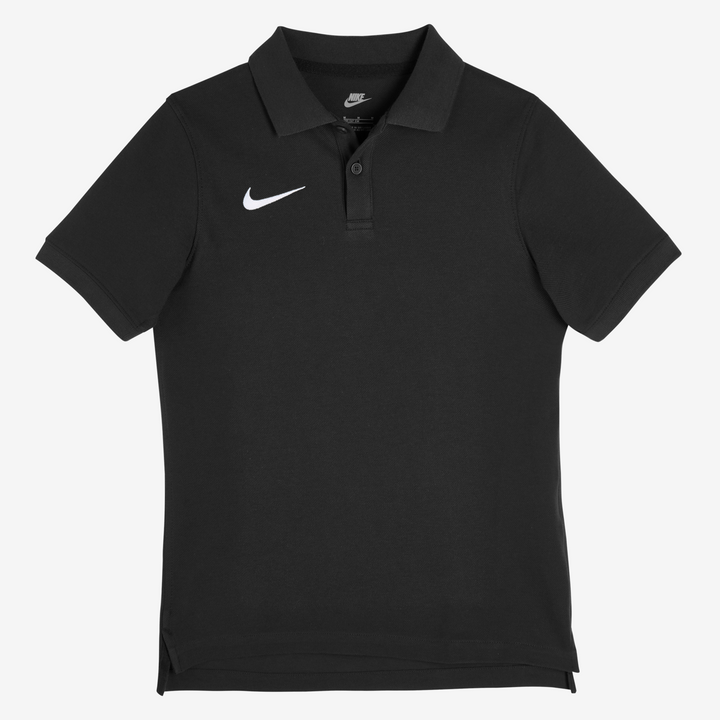 Nike Team Katoenen Polo Enfants Noir