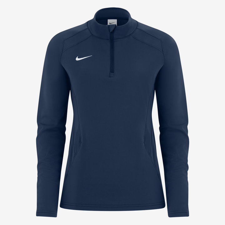 Couche intermédiaire d'entraînement Nike 1/4 Zip pour femme