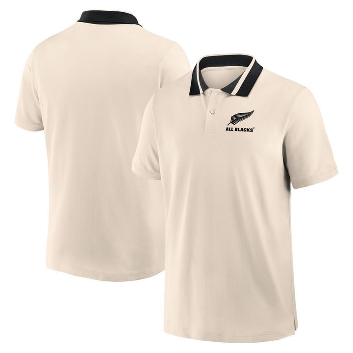 Fanatics All Blacks Classics Tipped Pique Polo Men White