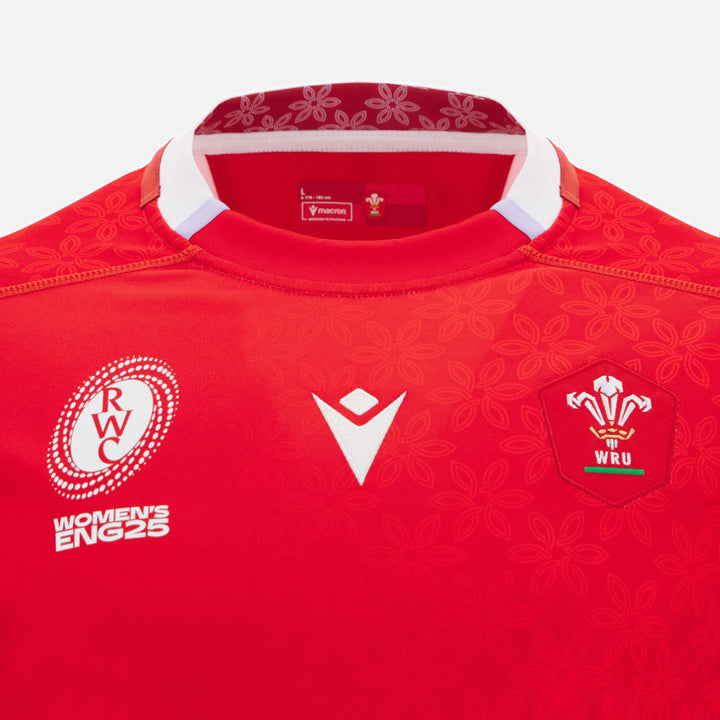Maillot Macron Wales Rugby Réplique Domicile WRWC 2025 Homme