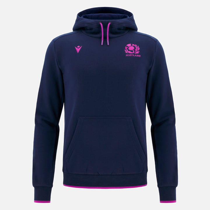 Sweat à capuche de voyage Macron Écosse Rugby 2025/26 pour homme