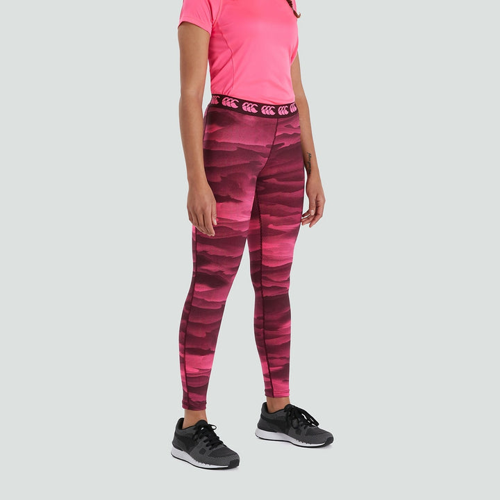 Leggings Imprimés VapoDri pour Femmes Rose