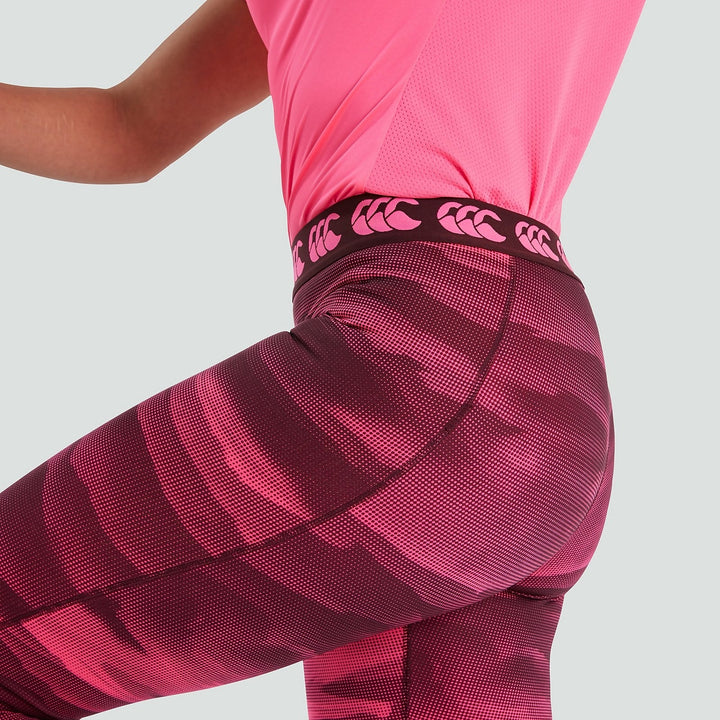 Leggings Imprimés VapoDri pour Femmes Rose