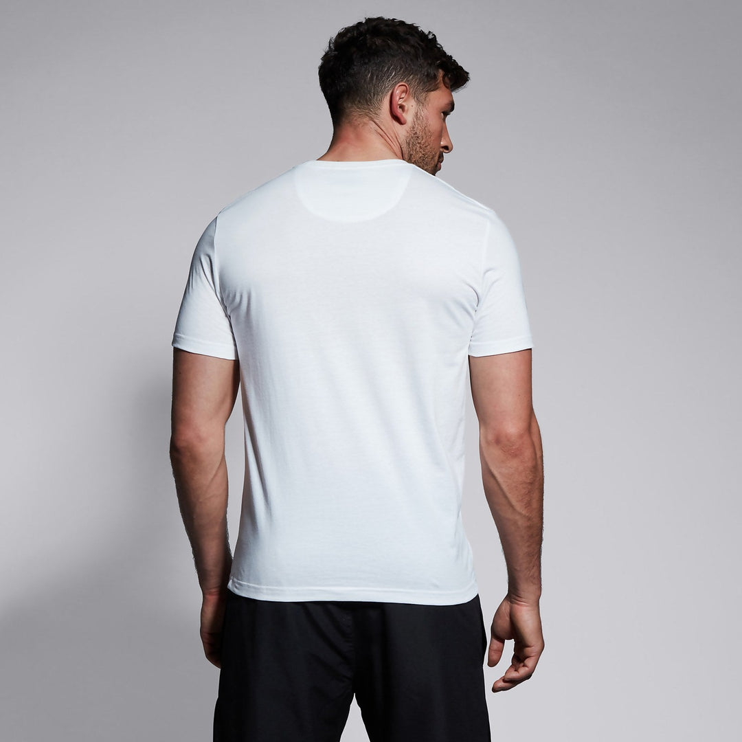 T-shirt à Logo Canterbury pour Hommes Blanc