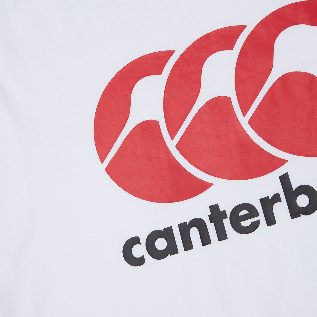 T-shirt à Logo Canterbury pour Hommes Blanc