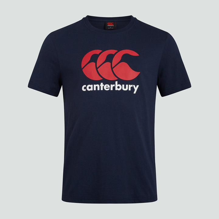 T-shirt Logo Canterbury pour Hommes en Bleu Marine