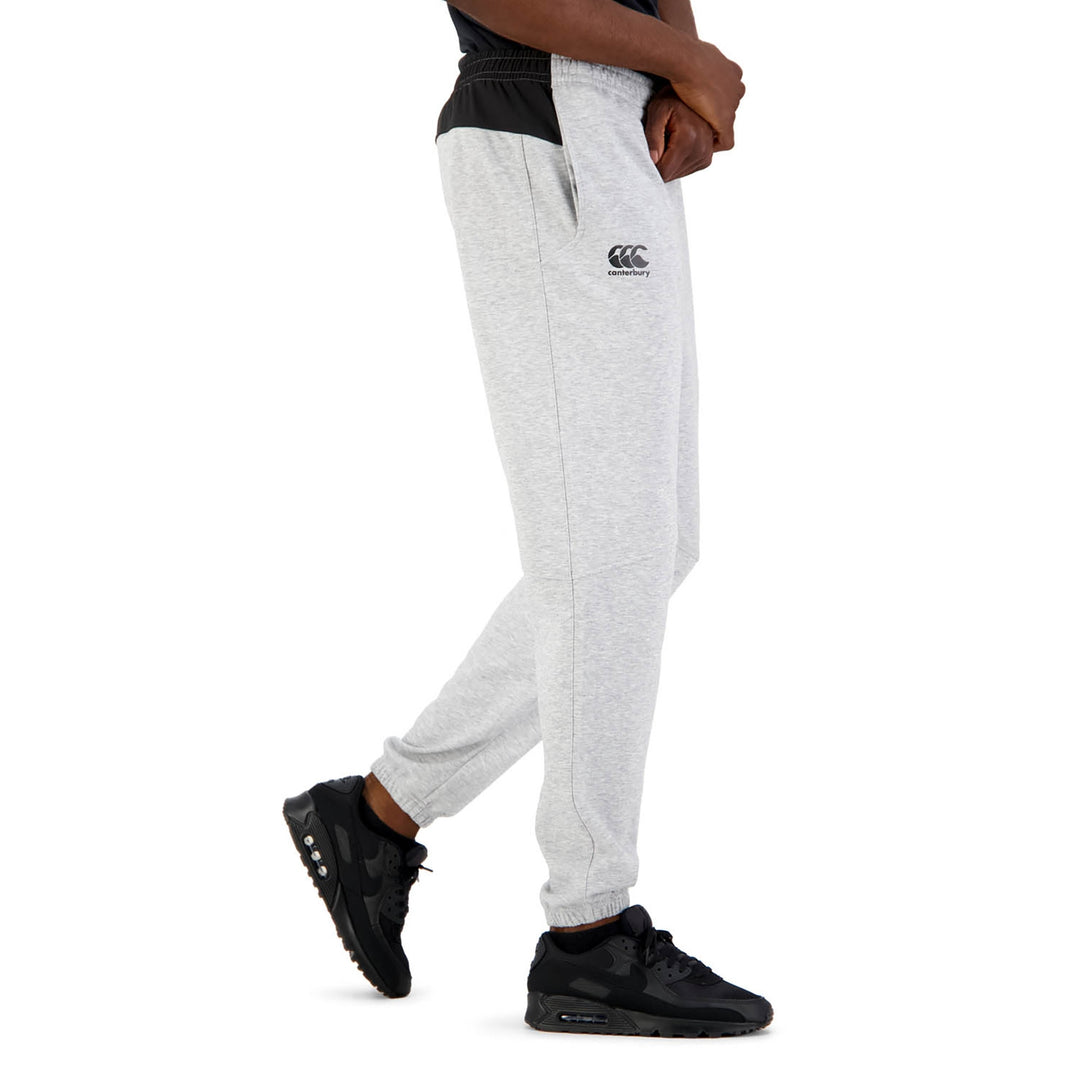 Pantalon hybride à revers Canterbury Vapodri 32" Tempo pour homme, gris