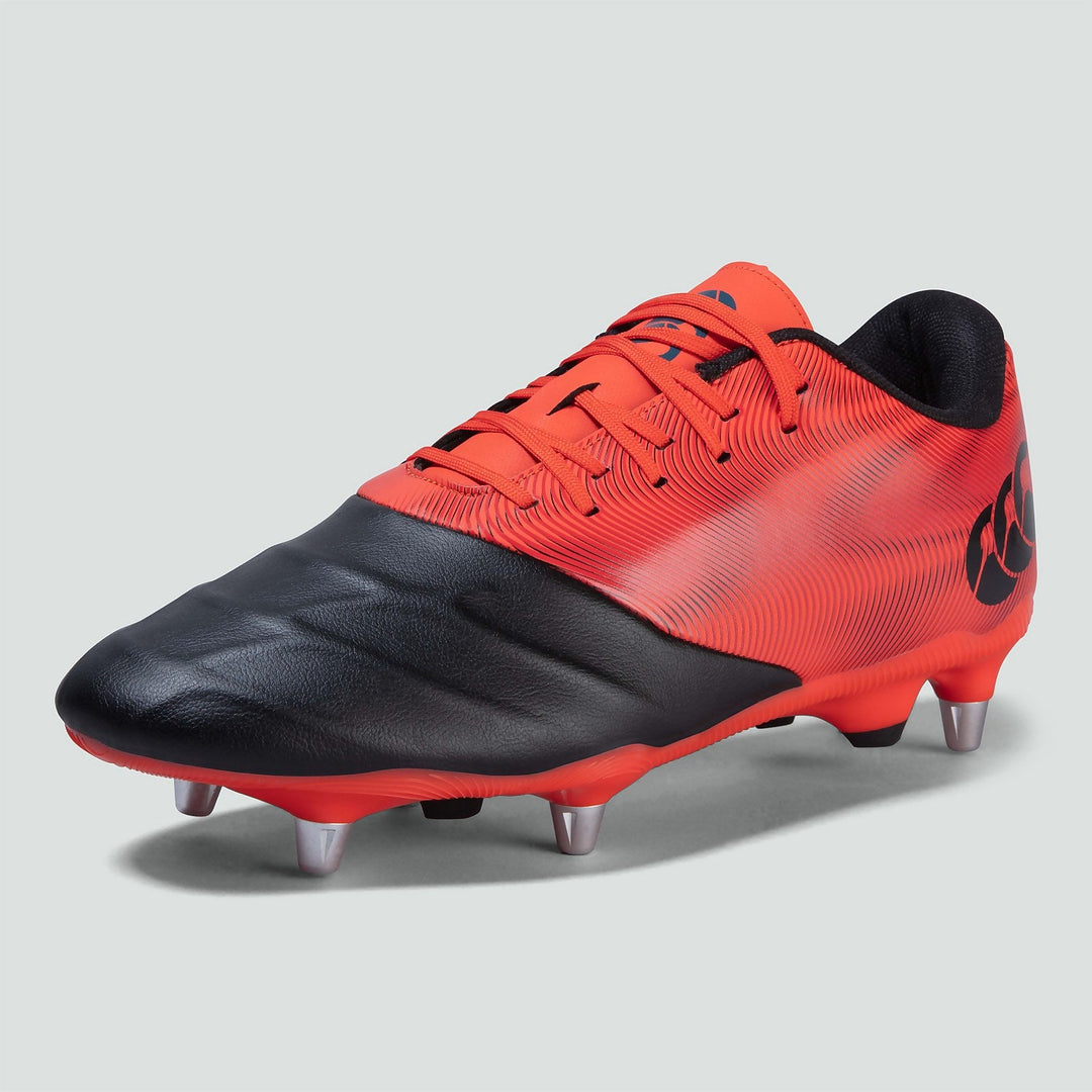 Chaussures de Rugby Canterbury Phoenix Genesis Team SG Oxy Fire/Noir