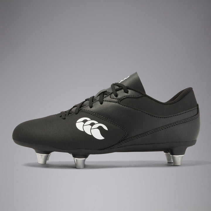 Chaussures de Rugby Canterbury Phoenix Raze Junior SG Noir/Blanc