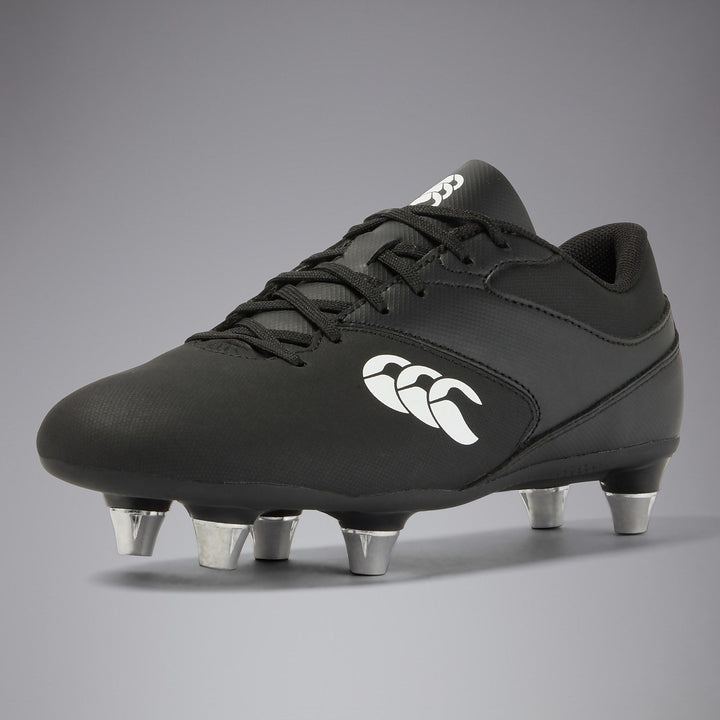 Chaussures de Rugby Canterbury Phoenix Raze Junior SG Noir/Blanc