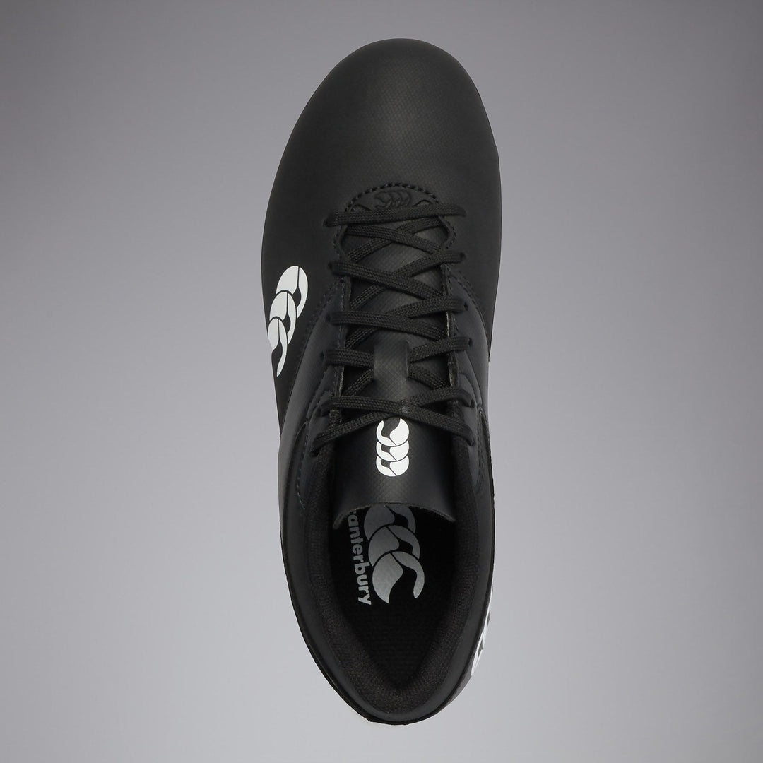 Chaussures de Rugby Canterbury Phoenix Raze Junior SG Noir/Blanc