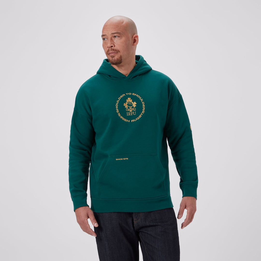 Hoodie Rugby Homme Canterbury Irlande 150e Anniversaire Vert