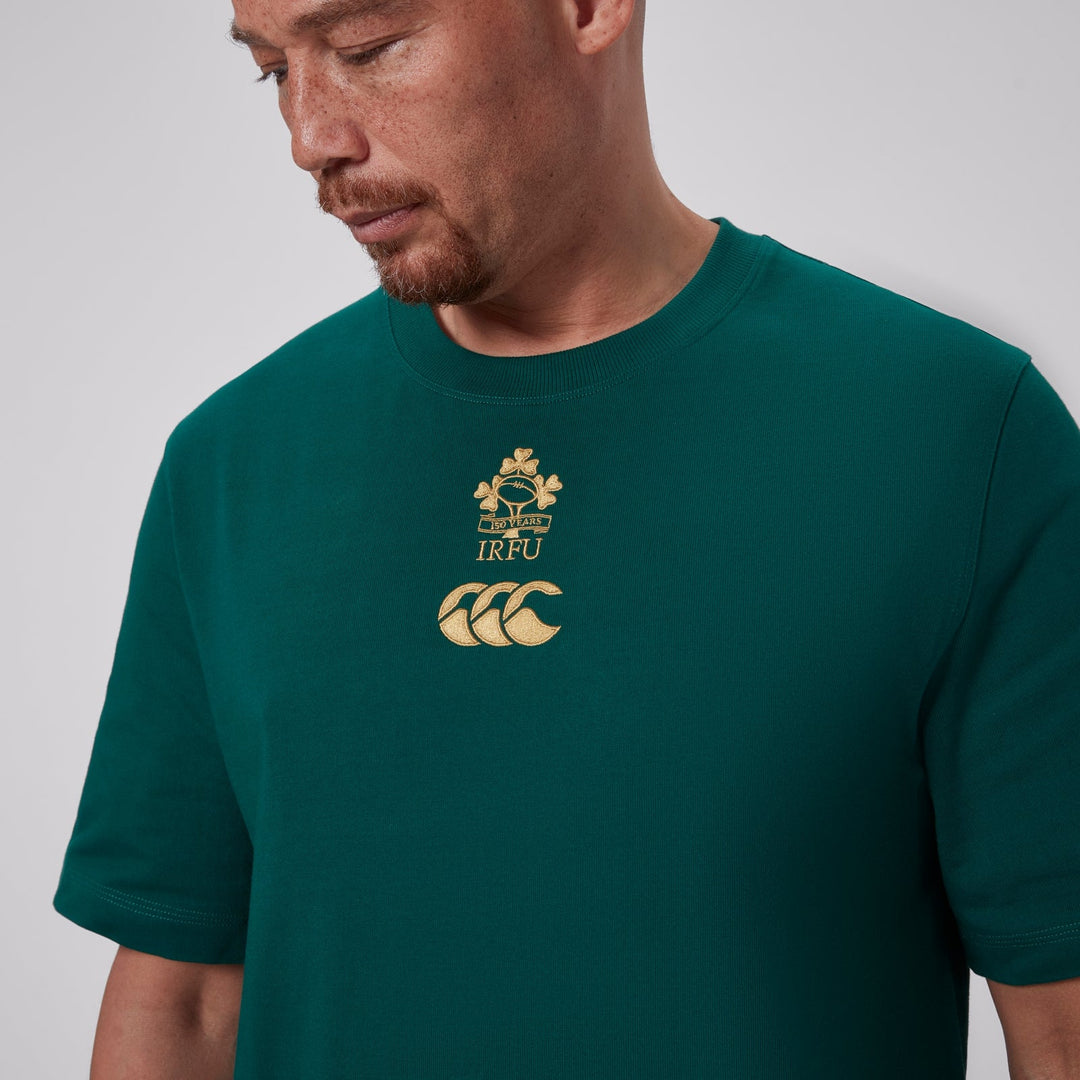 Canterbury Rugby Irlande 150e Anniversaire T-shirt Oversize Homme Vert