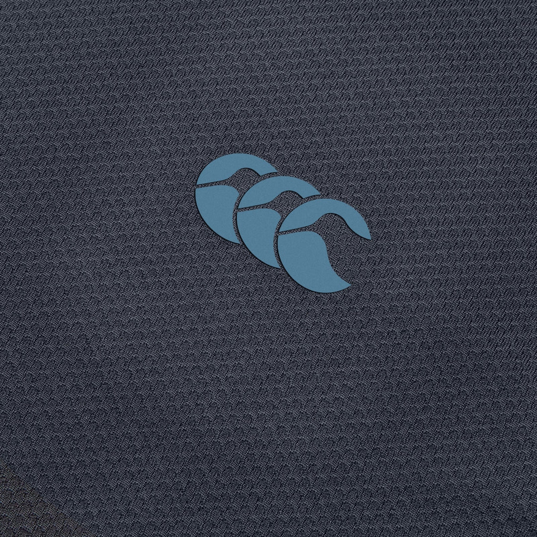 T-shirt d'entraînement Canterbury Tempo+ pour homme, bleu marine