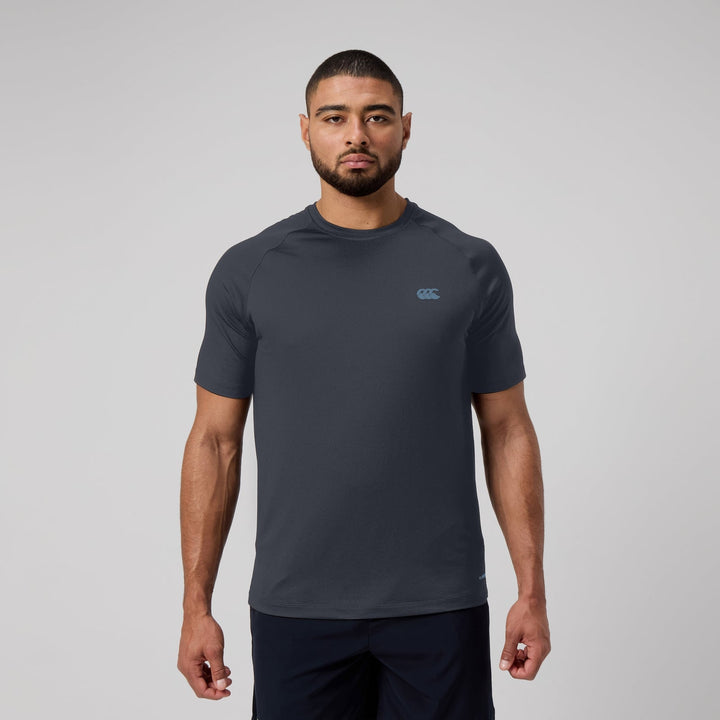 T-shirt d'entraînement Canterbury Tempo+ pour homme, bleu marine