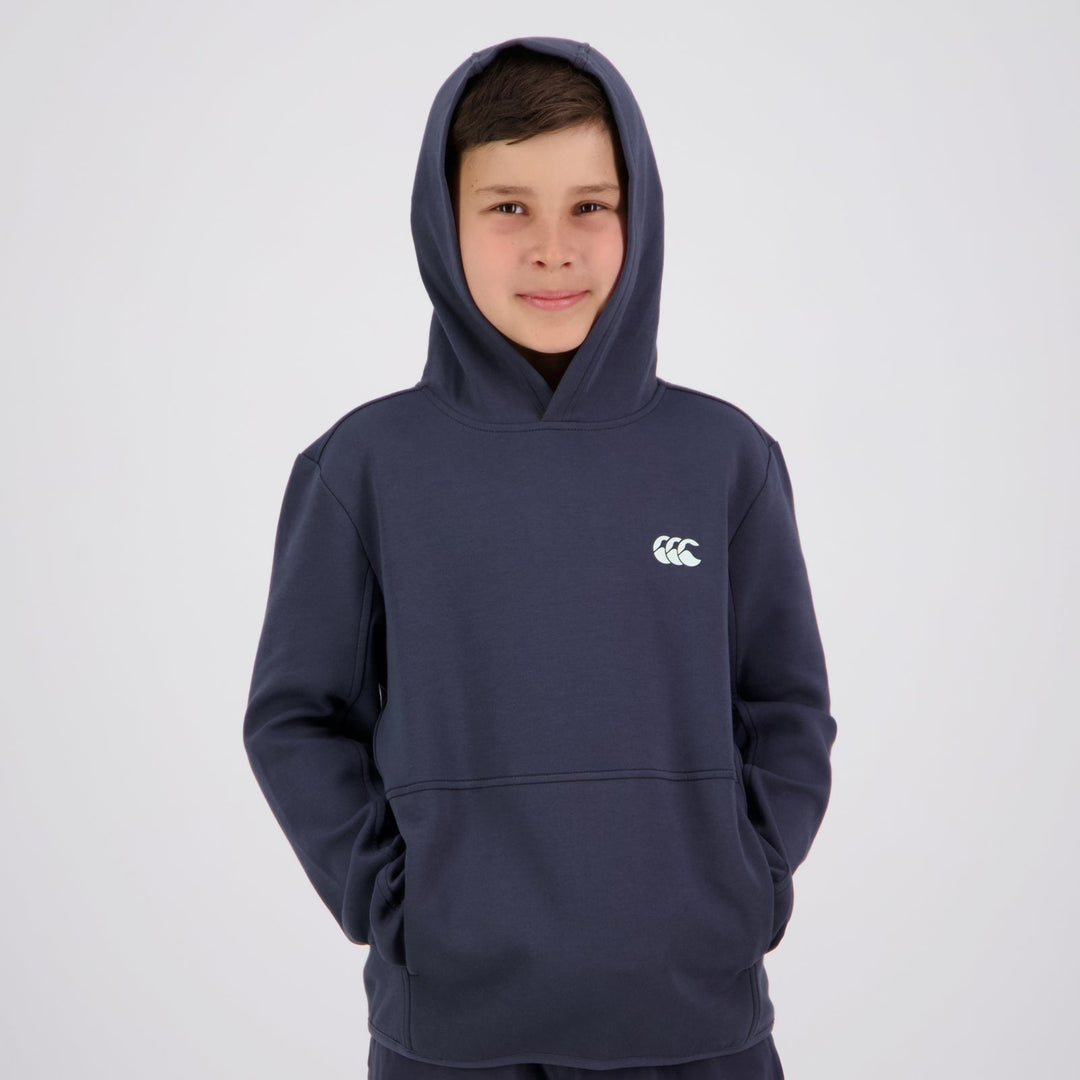 Felpa con cappuccio unisex Canterbury Junior Tempo blu navy 