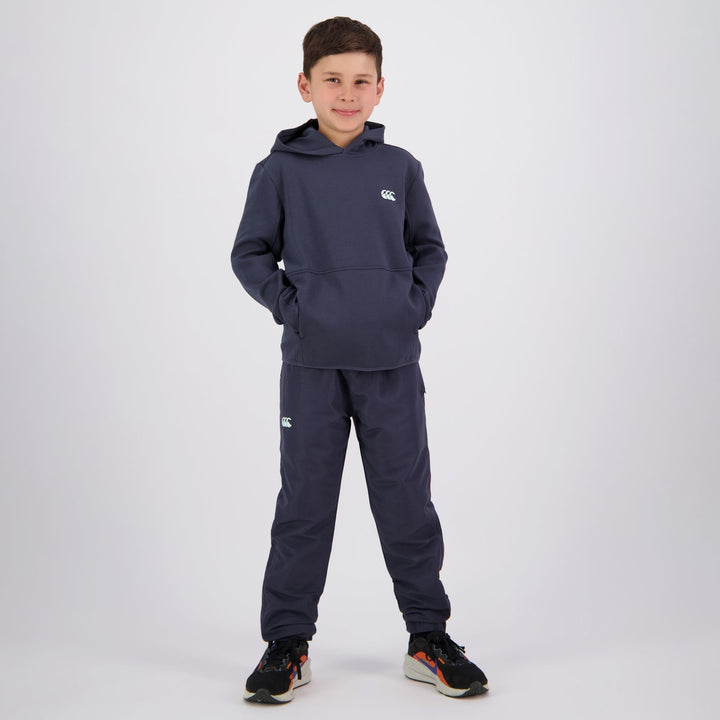 Felpa con cappuccio unisex Canterbury Junior Tempo blu navy 
