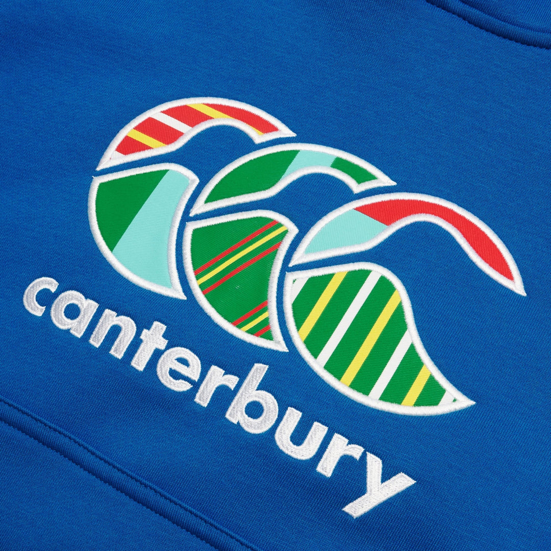 Sweat à capuche unisexe Canterbury Junior Uglies bleu 