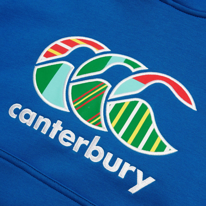 Sweat à capuche unisexe Canterbury Junior Uglies bleu 