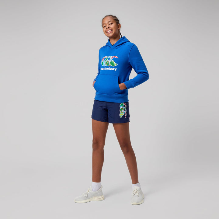 Sweat à capuche unisexe Canterbury Junior Uglies bleu 