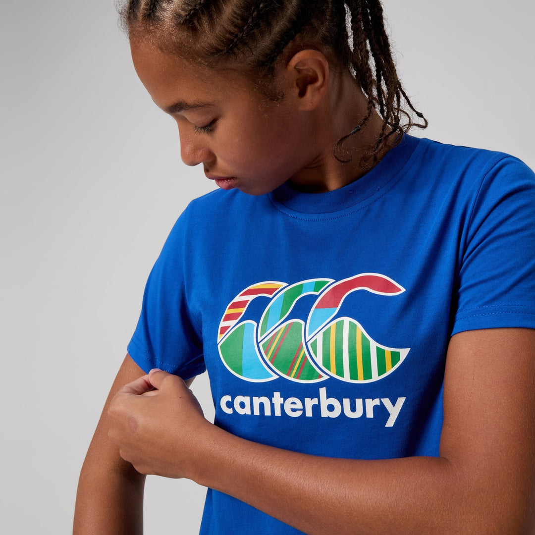 Canterbury Junior Unisex Uglies T-Shirt Blue