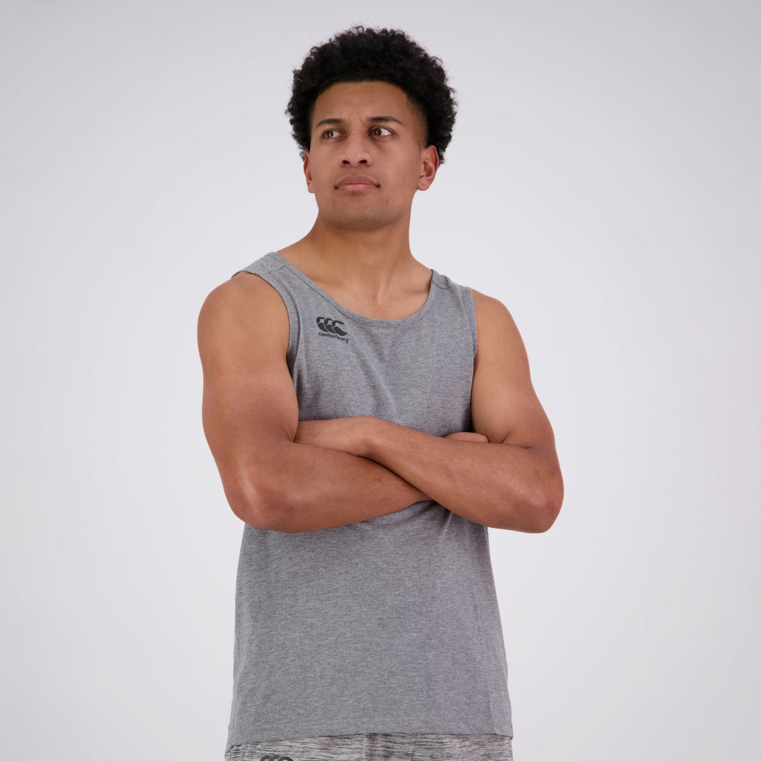 Canterbury Men’s Vapodri Tempo Singlet Grey Marl