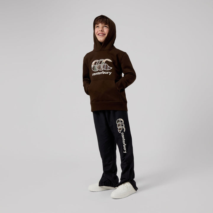Sweat à capuche unisexe Canterbury Junior Uglies marron 