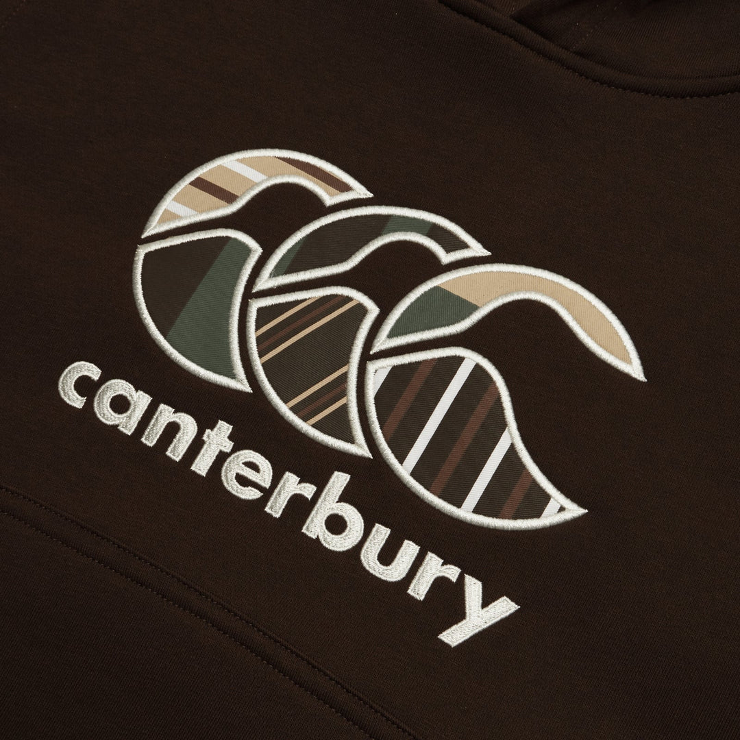 Sweat à capuche unisexe Canterbury Junior Uglies marron 