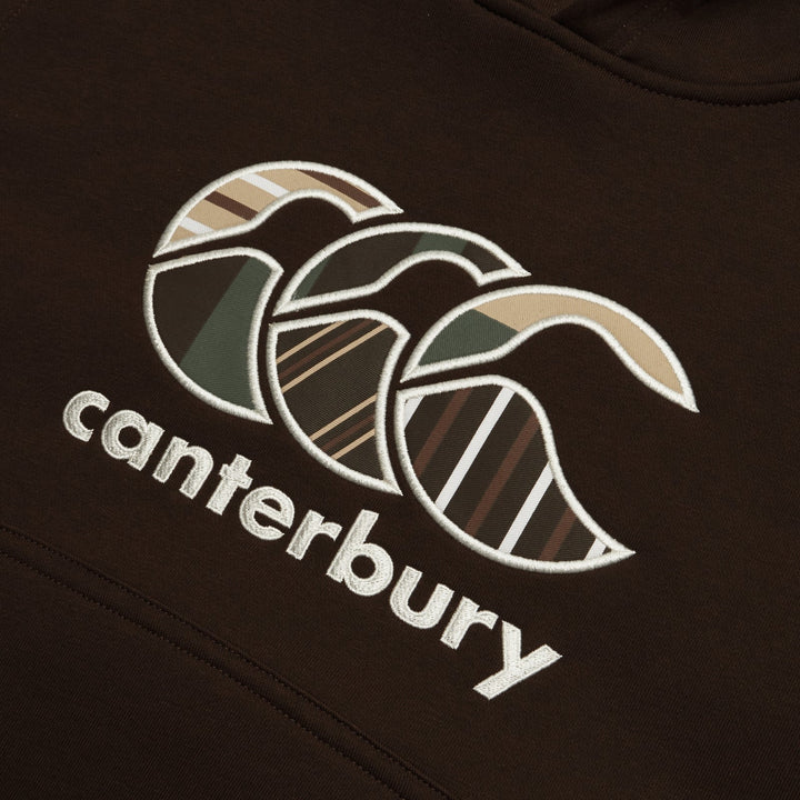 Sweat à capuche unisexe Canterbury Junior Uglies marron 