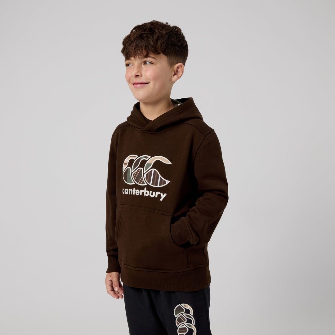 Canterbury Junior Unisex Uglies Hoodie Brown - Main Image