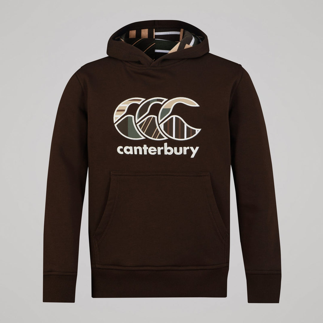 Sweat à capuche unisexe Canterbury Junior Uglies marron 
