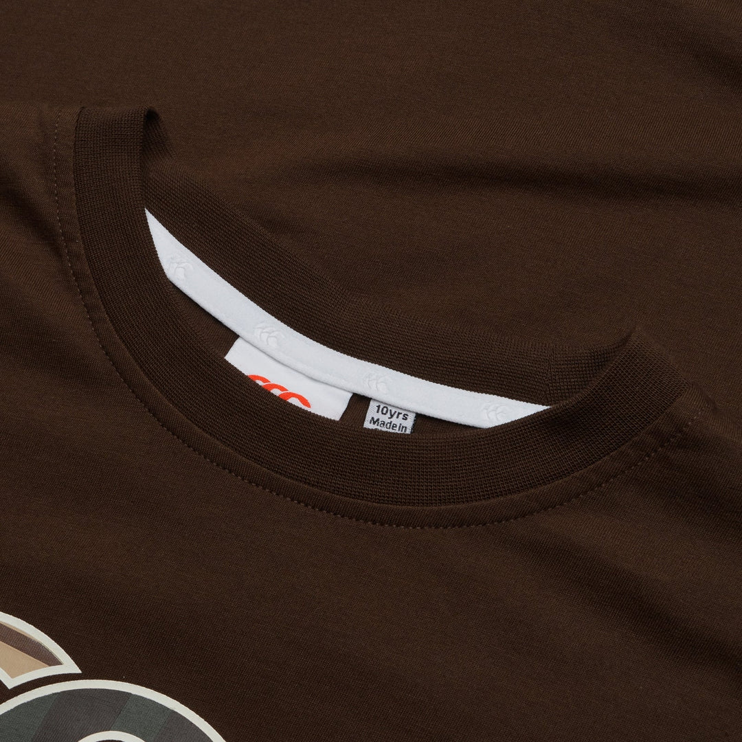 Canterbury Junior Unisex Uglies T-Shirt Brown
