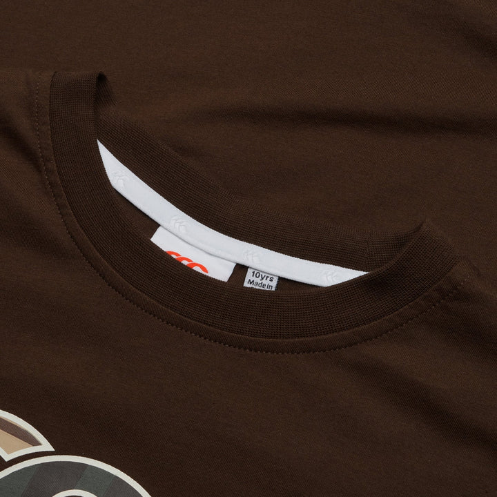Canterbury Junior Unisex Uglies T-Shirt Brown