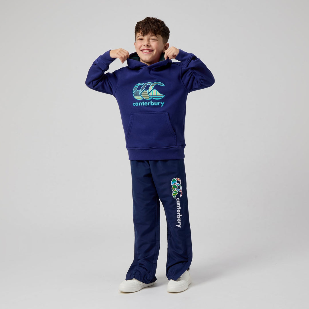 Sweat à capuche unisexe Canterbury Junior Uglies bleu marine 