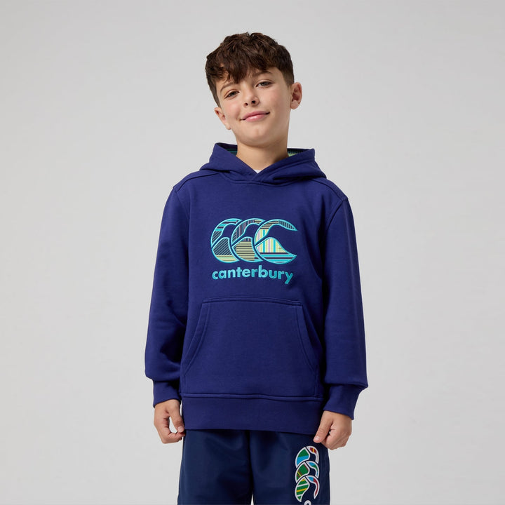 Sweat à capuche unisexe Canterbury Junior Uglies bleu marine 