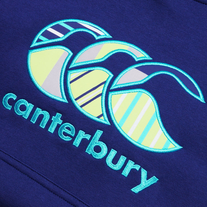 Sweat à capuche unisexe Canterbury Junior Uglies bleu marine 