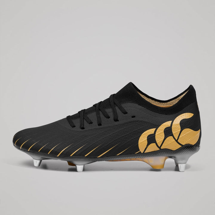 Chaussures de rugby Canterbury Speed ​​Falcon Elite SG noires