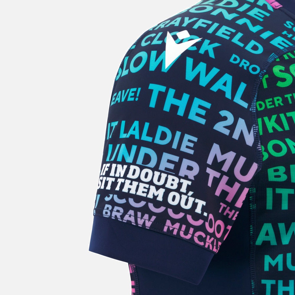 Macron Scotland 2025/26 Words Training Rugby Shirt Men’s