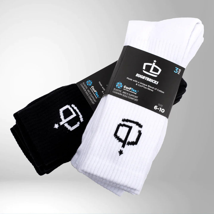 Rugby Bricks Socks 3 Pack