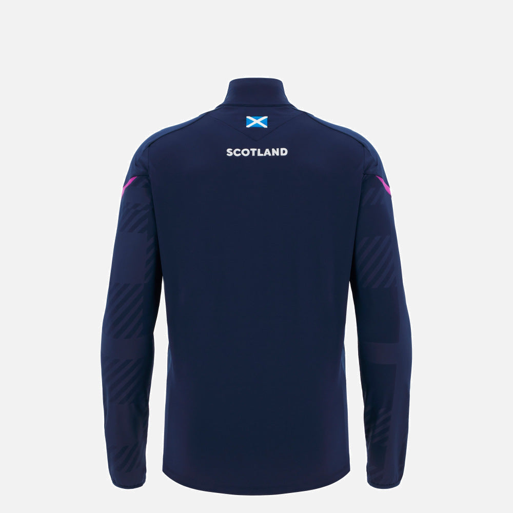 Haut d'entraînement Macron Scotland Rugby 2025/26 1/4 Zip pour enfant
