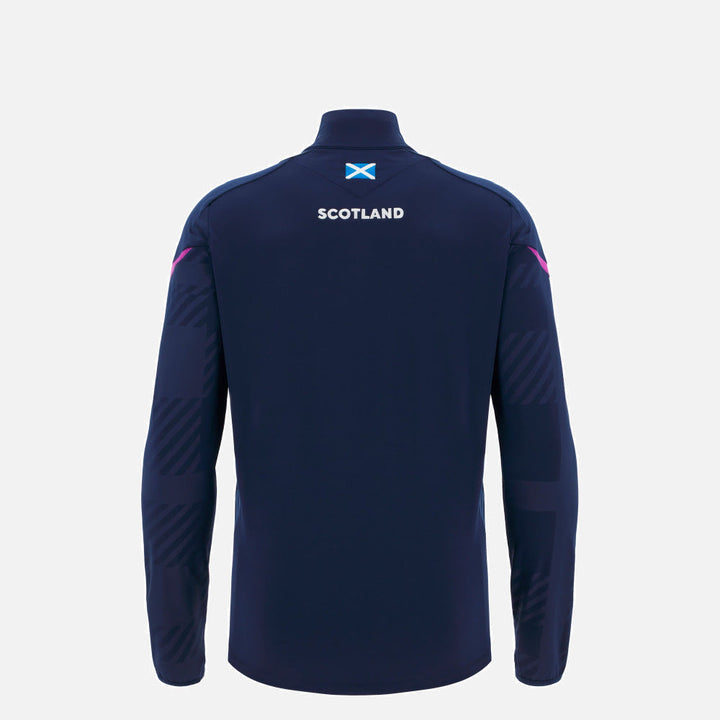 Haut d'entraînement Macron Scotland Rugby 2025/26 1/4 Zip pour enfant