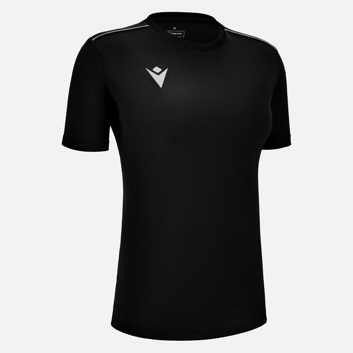 T-shirt d'entraînement Macron Ariel pour femme, noir