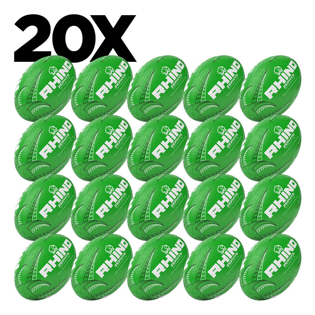 20x Zephyr Recycled Rugby Bal Maat 4