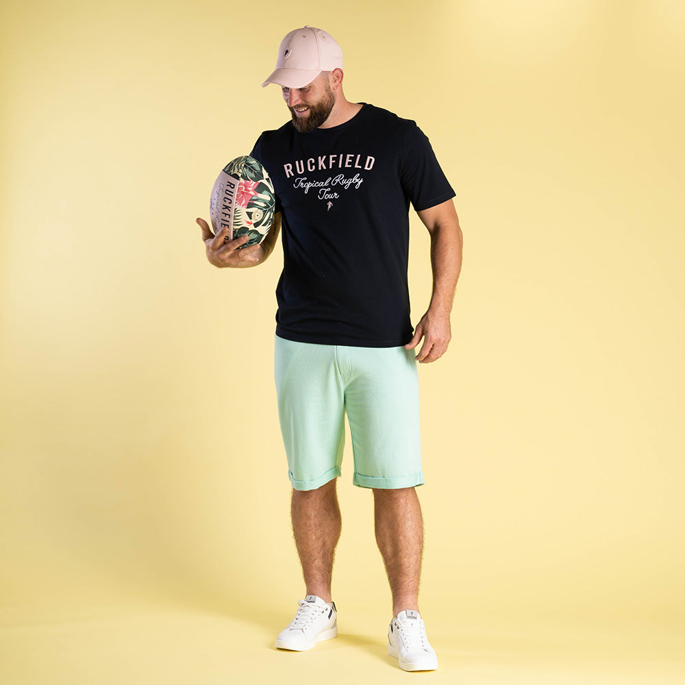 T-Shirt Ruckfield Tropical Rugby Marine