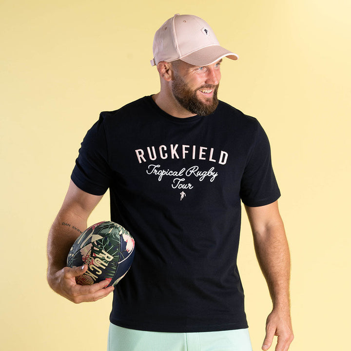 T-Shirt Ruckfield Tropical Rugby Marine