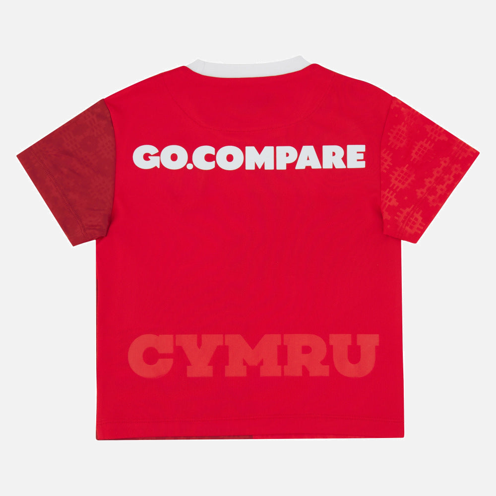 Maillot de rugby Macron Pays de Galles domicile 2025/26 pour bébé